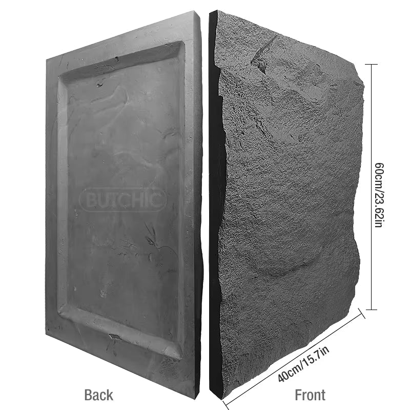 60X40Cm High Simulation Stone 3D Wall Stickers Stone Brick Wallpaper Wall Covering Living Room Rhombus 3D Wall Panel Mold Tile