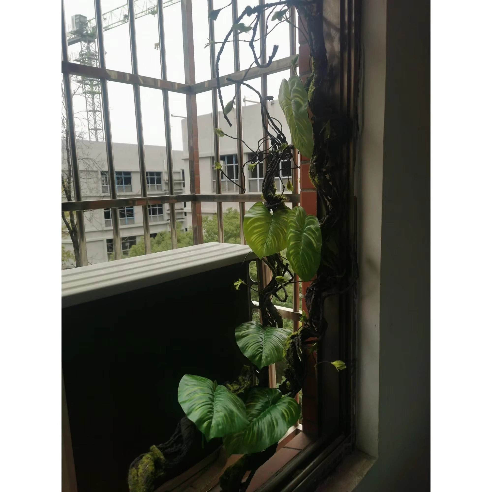 1 Pieces 5.57 Feet Artificial Vine Foam Free Bending Decoration Bedroom Bathroom Landscaping Indoor DIY Artificial Rattan