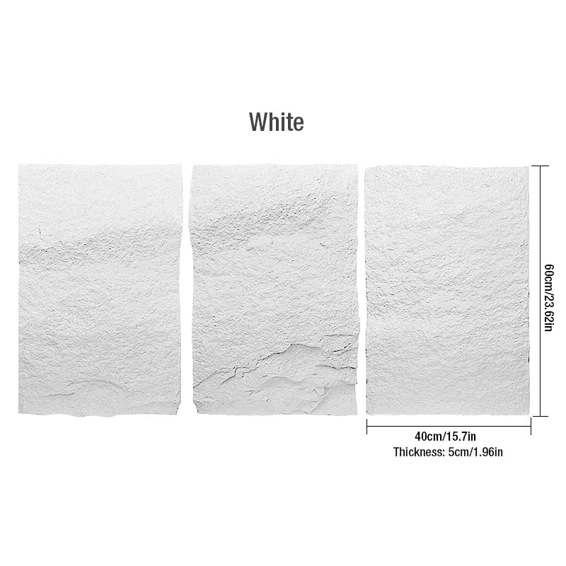 60X40Cm High Simulation Stone 3D Wall Stickers Stone Brick Wallpaper Wall Covering Living Room Rhombus 3D Wall Panel Mold Tile