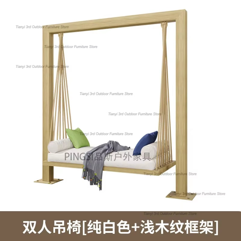 Luxury Sex Chair Patio Swings Garden Shaking Relax Hammock Patio Swings Hanging Suspended Outdoor Furniture Balançoires LLOS