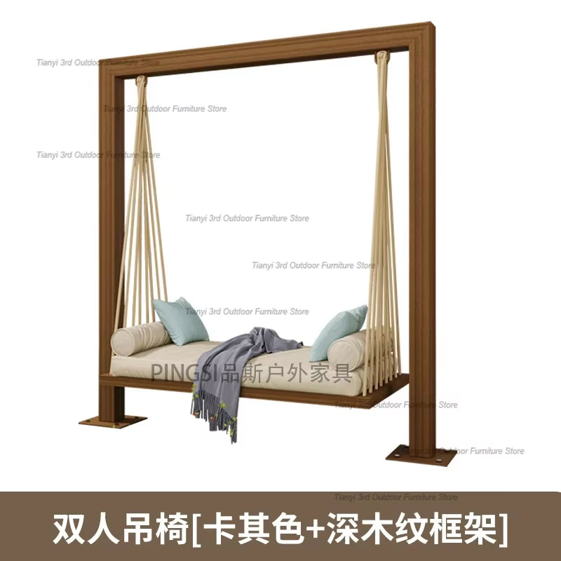 Luxury Sex Chair Patio Swings Garden Shaking Relax Hammock Patio Swings Hanging Suspended Outdoor Furniture Balançoires LLOS