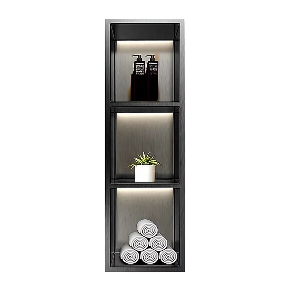 304 Stainless Steel Embedded Niche Hand Washing Bathroom Bathroom Shower Room Toilet Embedded Storage Wall Cabinet