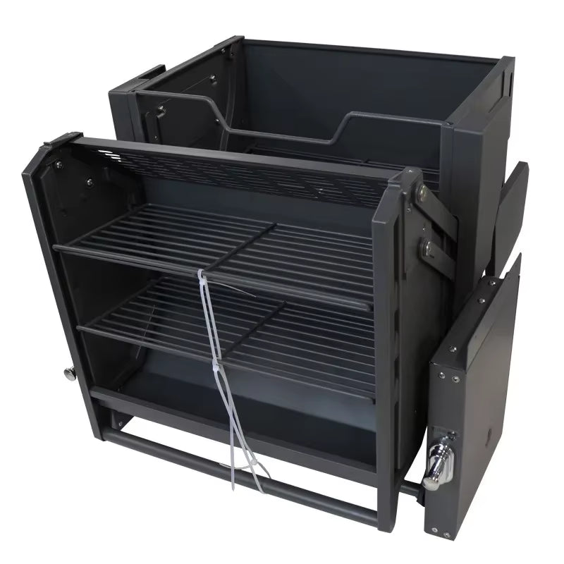 Hot Sales Cabinet Lift Pull Basket Refrigerator Snacks Pull Basket Kitchen Cabinet Deepening Pull Basket Lift